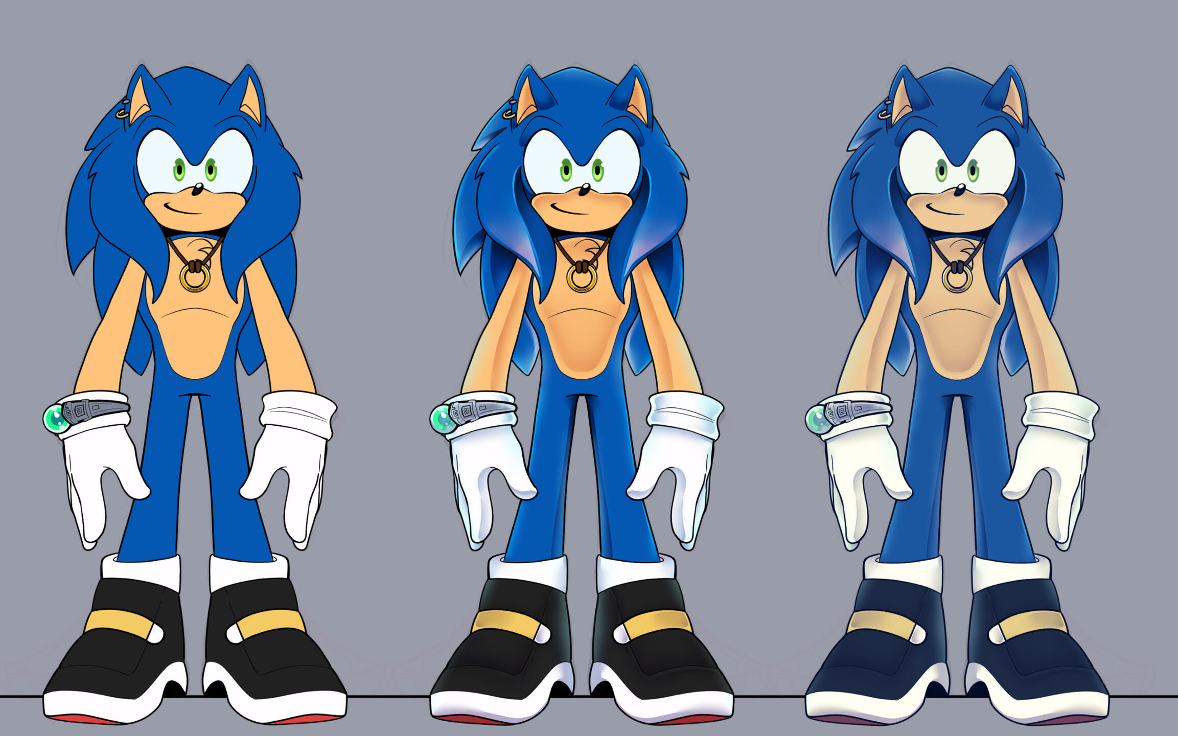 Til' It's Gone-Sonic AU: Sonic Reference